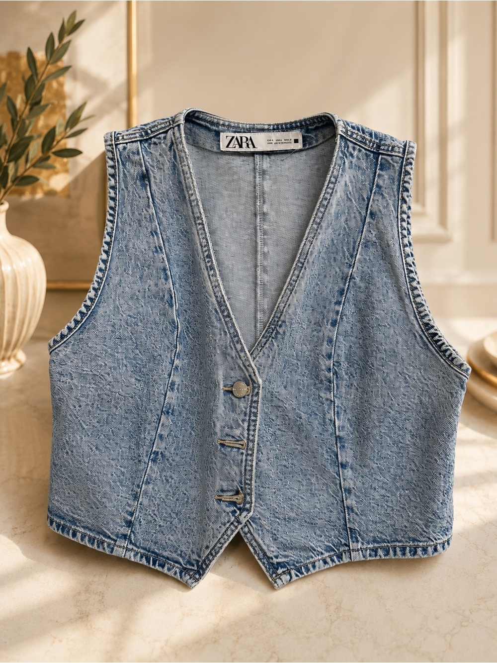 Zara Denim Vest
